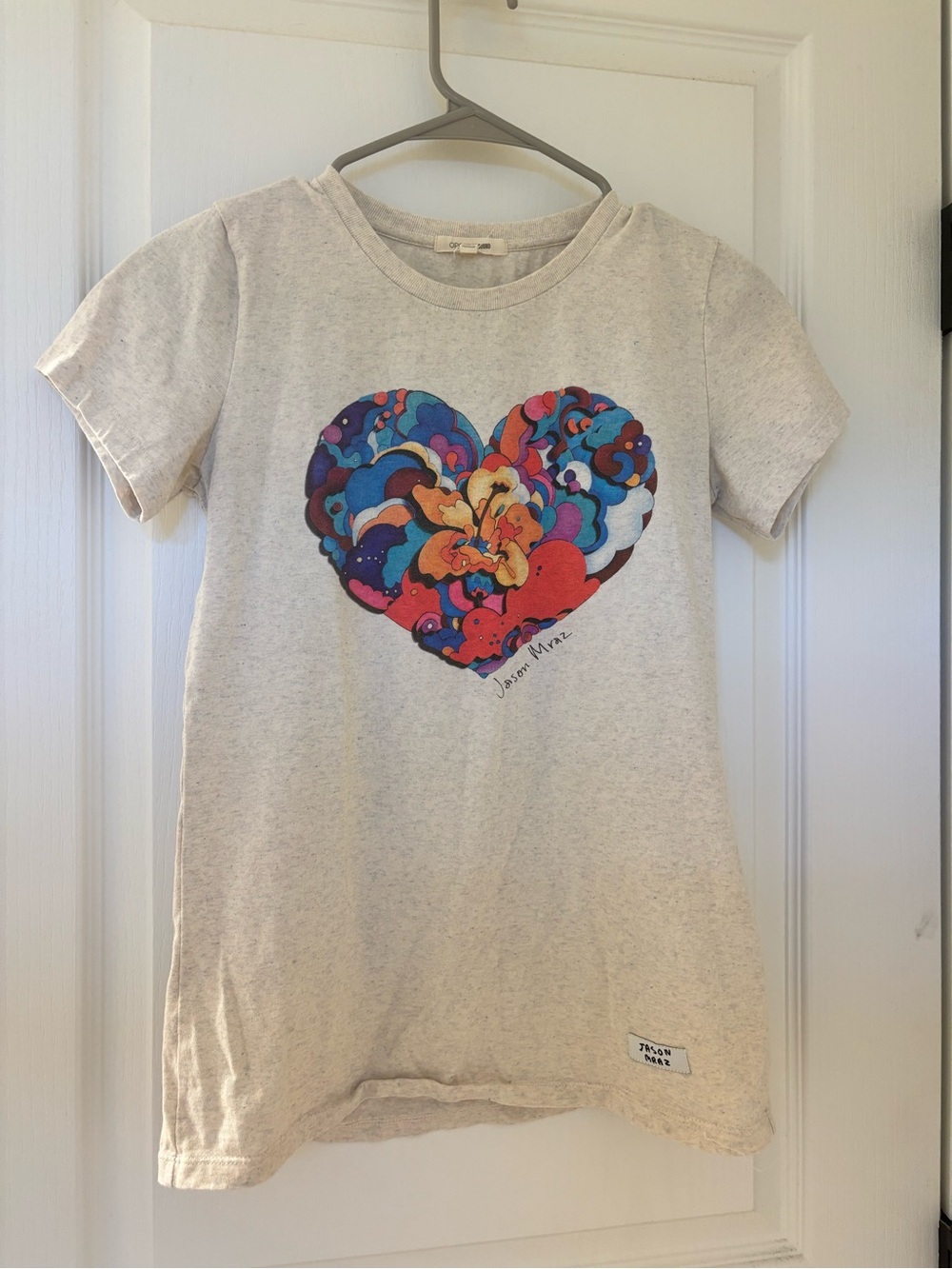 Official Jason Mraz concert t-shirt